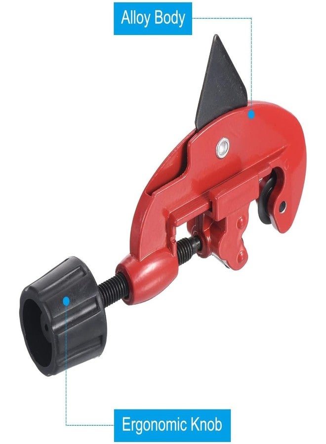 UPTODATETOOLS Pipe Tube Cutter 3mm-28mm Adjustable Metal Pipe Tube Cutter Tool for Cutting Copper Tubing 3mm-28mm - Image 5